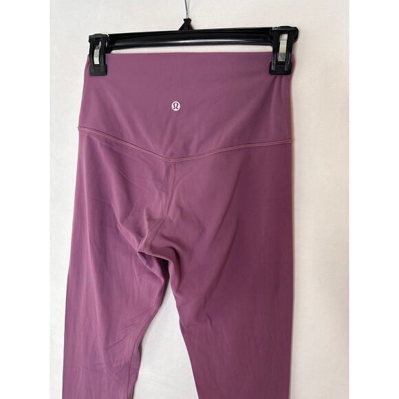 Lululemon Align High Rise Leggings Crop 25" Mystic Purple Yoga Active Size 4 / 6 - Picture 4 of 4